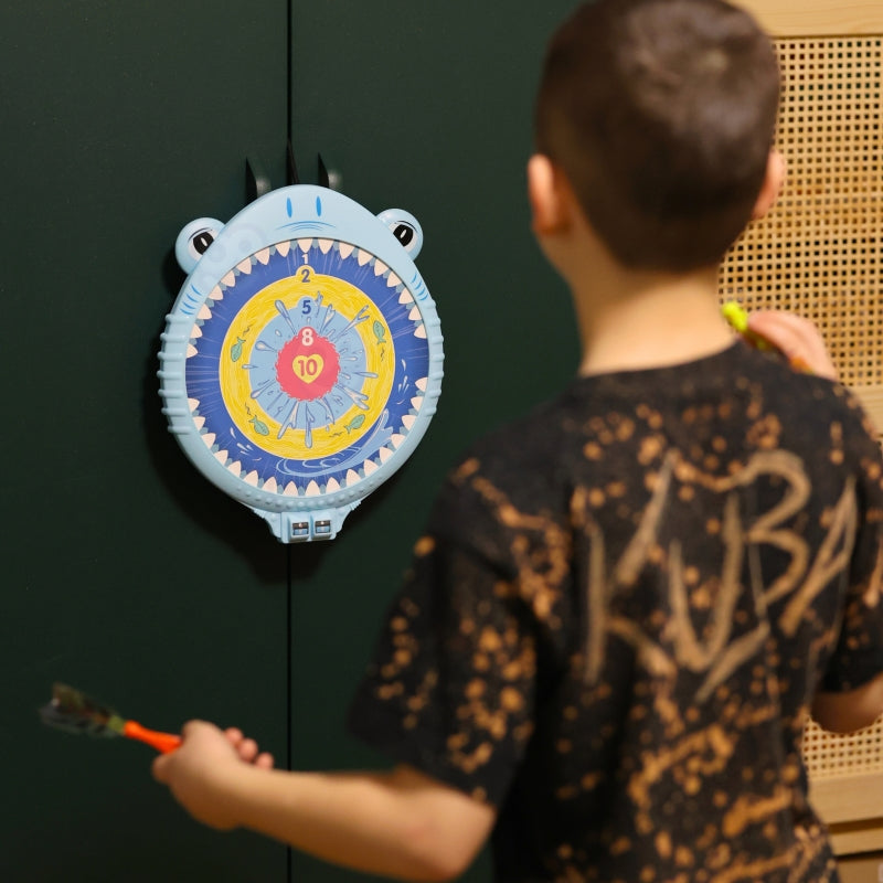 WOOPIE Speelgoed Dartbord vrolijke haai voor kinderen