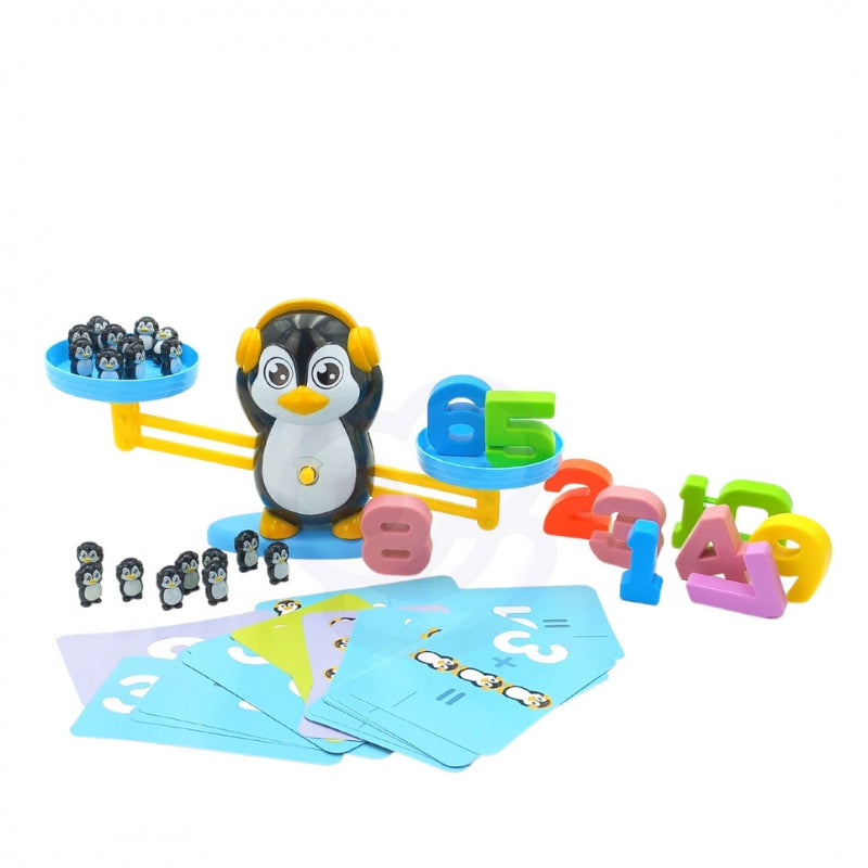 WOOPIE Speelgoed Weegschaal Pinguïn - Balanceer Schaal - Leer Rekenen