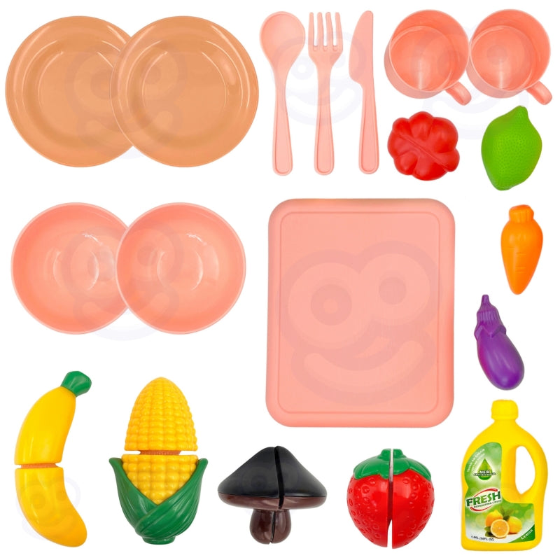 WOOPIE 2-in-1  speelgoed Gootsteen Keuken set met Kraan en Water