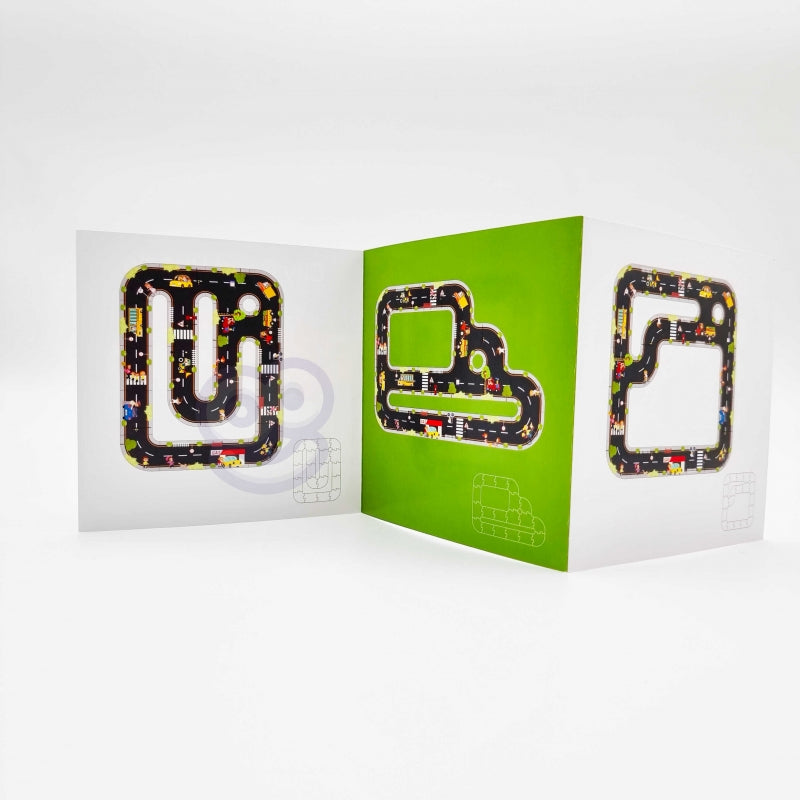 WOOPIE Snelwegmodel Rijbaan Puzzel voor kinderen 21 stuks