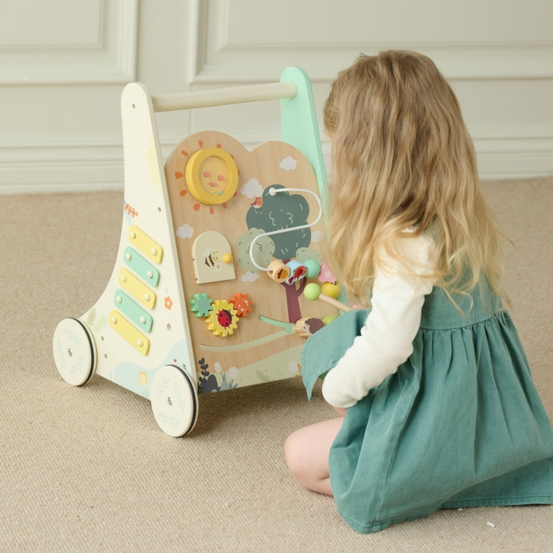CLASSIC WORLD Houten Multifunctionele Duwwagen 8-in-1