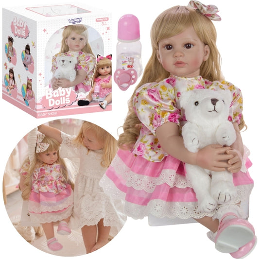 WOOPIE Vrouwelijk Realistische speelpop Blond - Met Beweging & Geluid