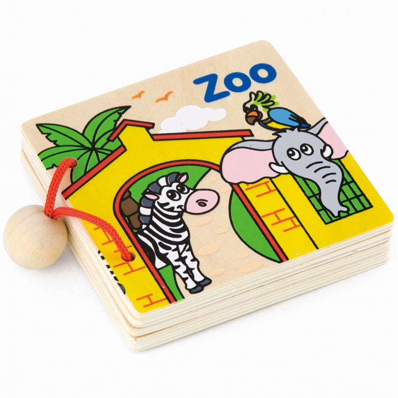 VIGA Mijn Eerste Houten Boekje 1 stuk (Engelstalig)