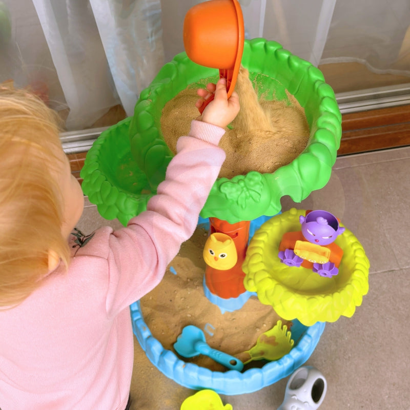 WOOPIE 2-in-1 Zand- en Watertafel - Zandbak- In vorm van Boom