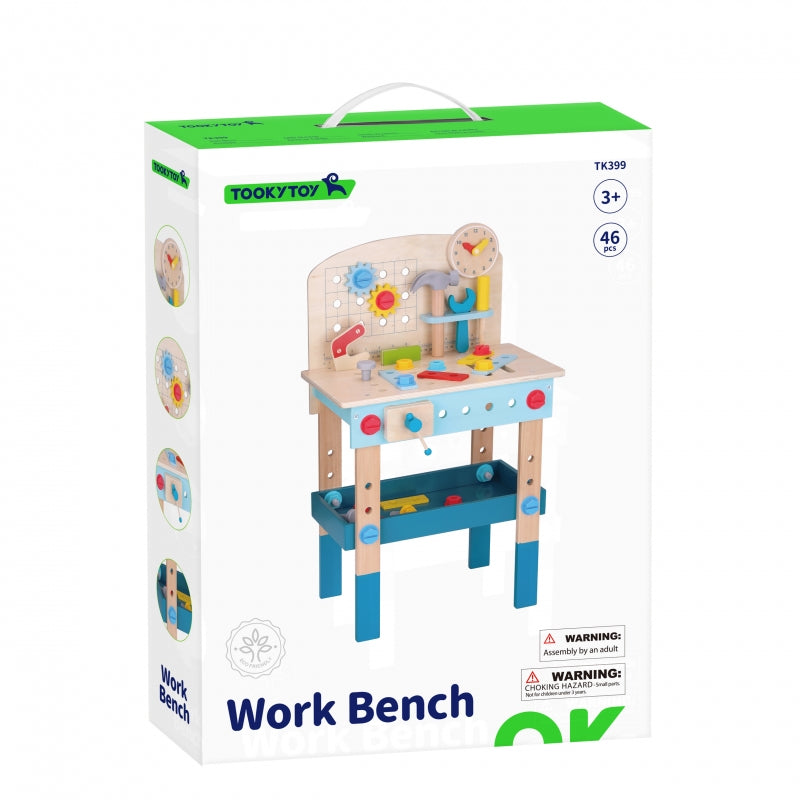 TOOKY TOY Houten DIY Tafel Gereedschap Werkbank