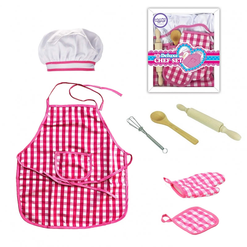 WOOPIE Kleine Chefkok Set + Kookset Keukenaccessoires - 7 delig