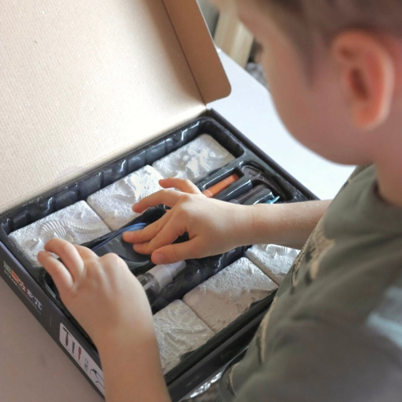 WOOPIE Speelgoed Opgravingsset "Kleine Archeoloog" – 6 Dinosaurusskeletten