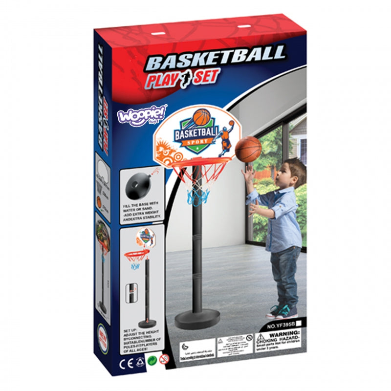 WOOPIE Basketbalset – Bal en Behendigheidsspel met 93 cm