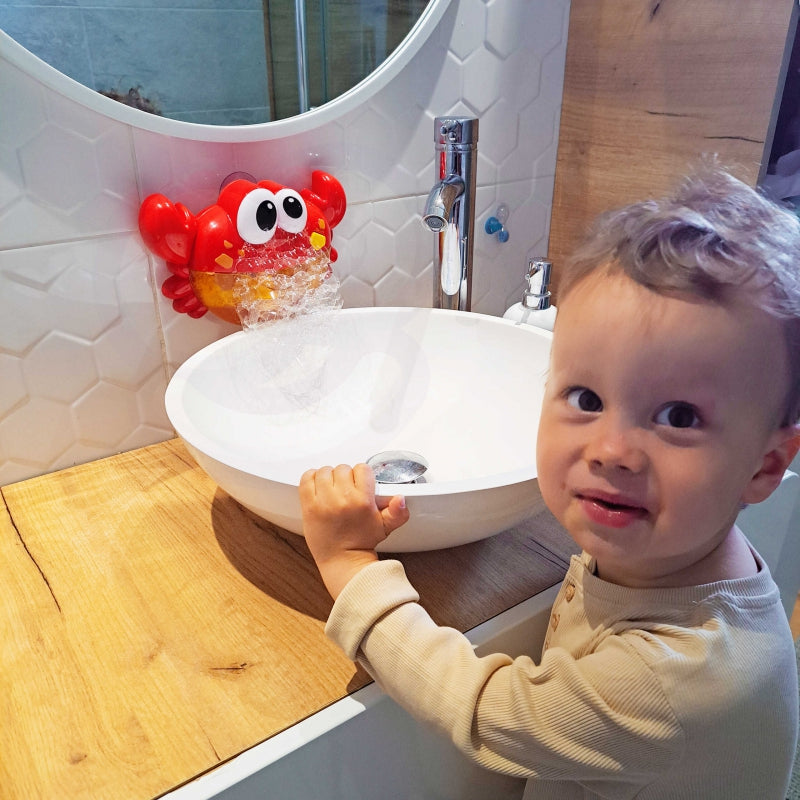 WOOPIE BABY Krab met Schuimfunctie en Melodie Badspeelgoed