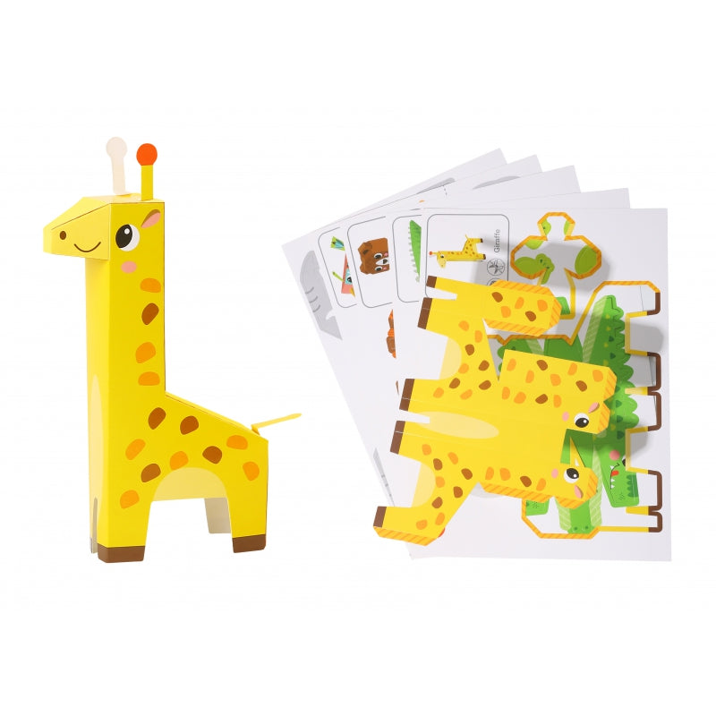 WOOPIE ART&FUN Origami set - Knutsel 3D dieren - 10 Dieren