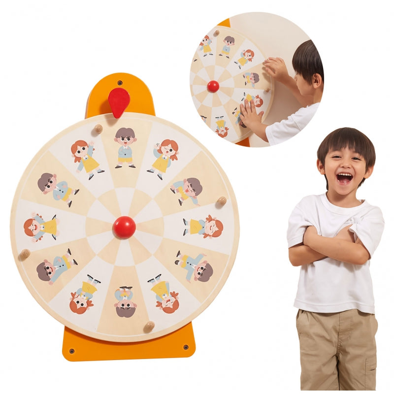 VIGA  Emotie rad met FSC Certificaat - Herken emoties - Montessori speelgoed