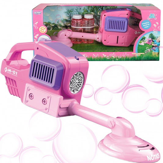 WOOPIE Speelgoed Handgrasmaaier inclusief Zeepbellenmachine Roze