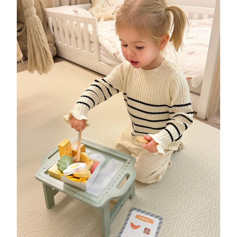 WOOPIE Ontbijt set en Restaurant met dienblad en accessoires