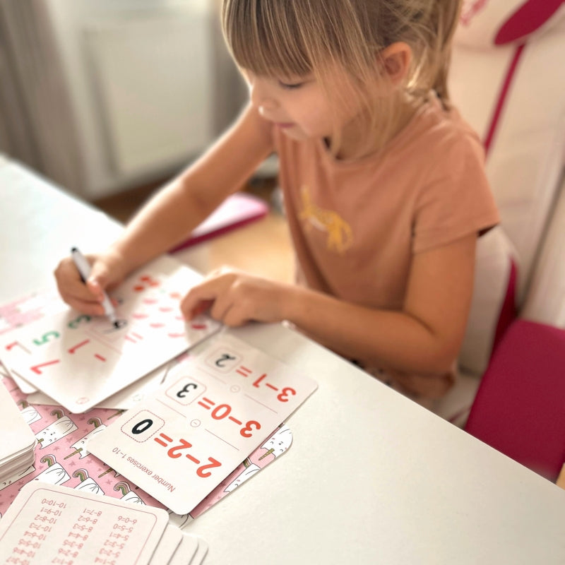 WOOPIE Educatieve Kaarten spel, Flashcards voor het Leren van Tellen