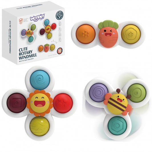 WOOPIE BABY 3-in-1 Fidget Spinner - Sensorisch Speelgoed - Educatief