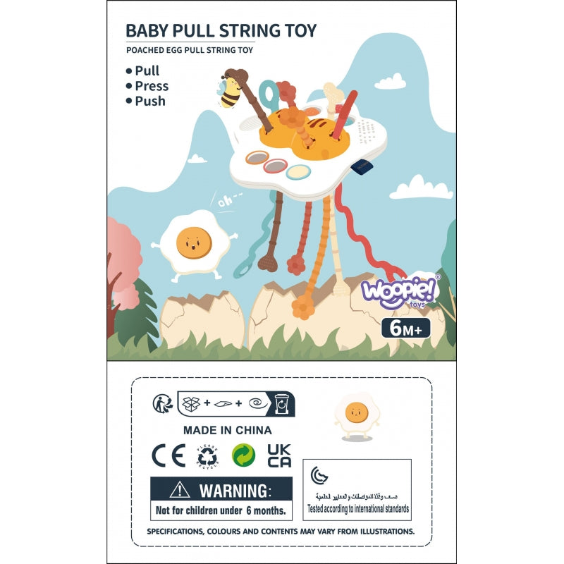 WOOPIE BABY Bijtring, Rammelaar & Multifunctioneel UFO voor baby's