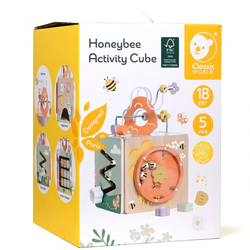 CLASSIC WORLD Houten sensorische educatieve activiteitendoos