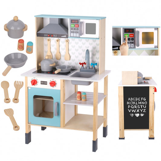 TOOKY TOY Grote Houten Speelgoed Keuken voor Kinderen - 10 stuks FSC