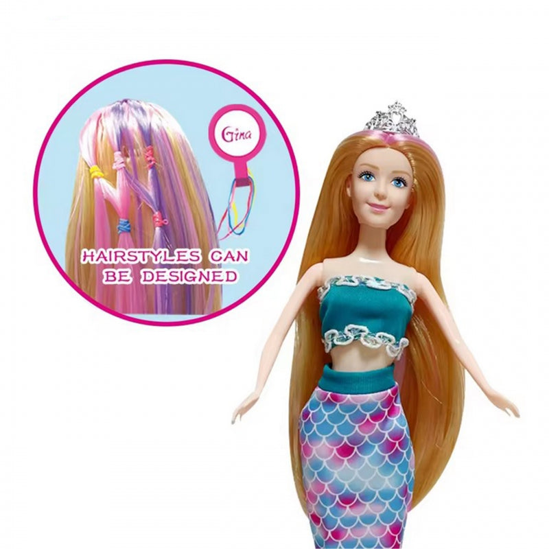 WOOPIE SpeelgoedSet van 4 Magische Prinsessen inclusief Accessoires