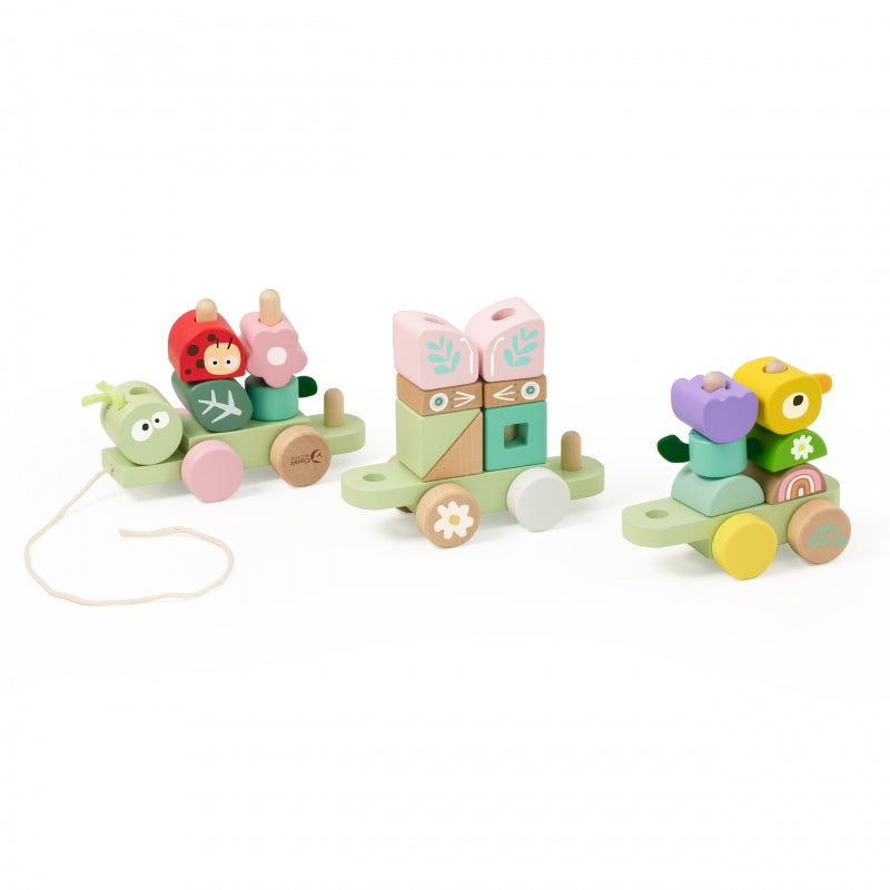CLASSIC WORLD Houten Rups speelgoedtrein