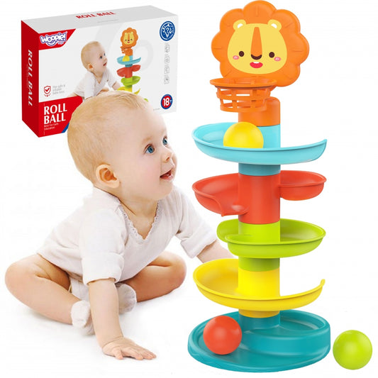 WOOPIE BABY Kogeltoren – Baby Spiraaltoren - Kogelbaan met Ballen