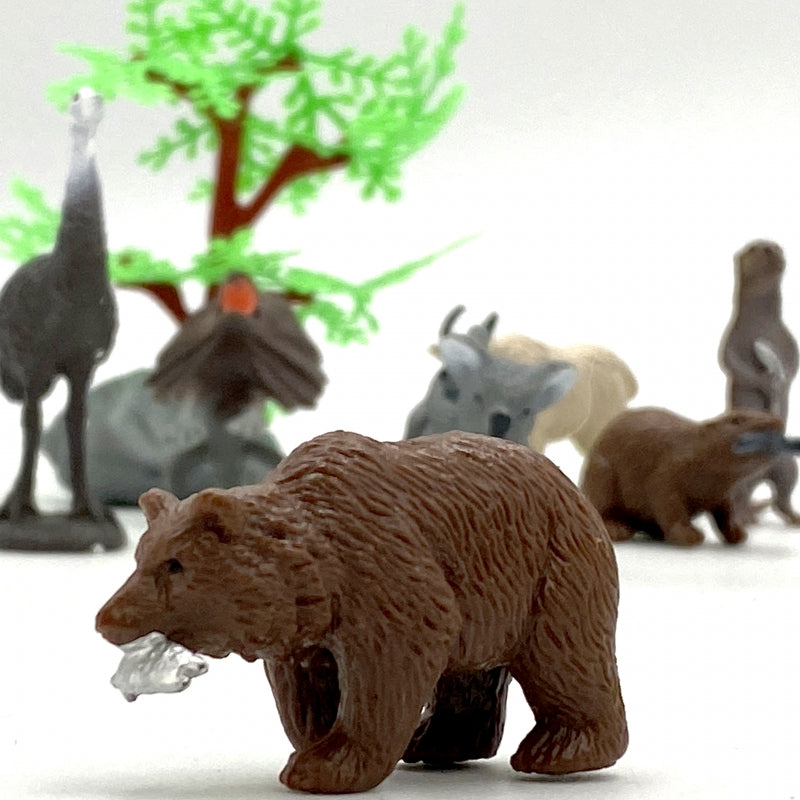 WOOPIE Wilde Dieren Figuren set 15 stuks