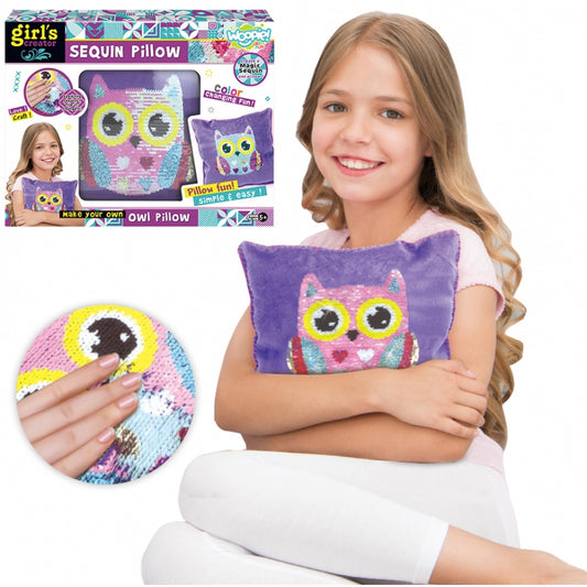 WOOPIE ART&FUN Kussen versieren Uiltje