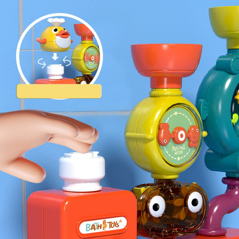 WOOPIE BABY Bad Speelgoed  met Kraan, Douchesproeier, Fontein  & Eend