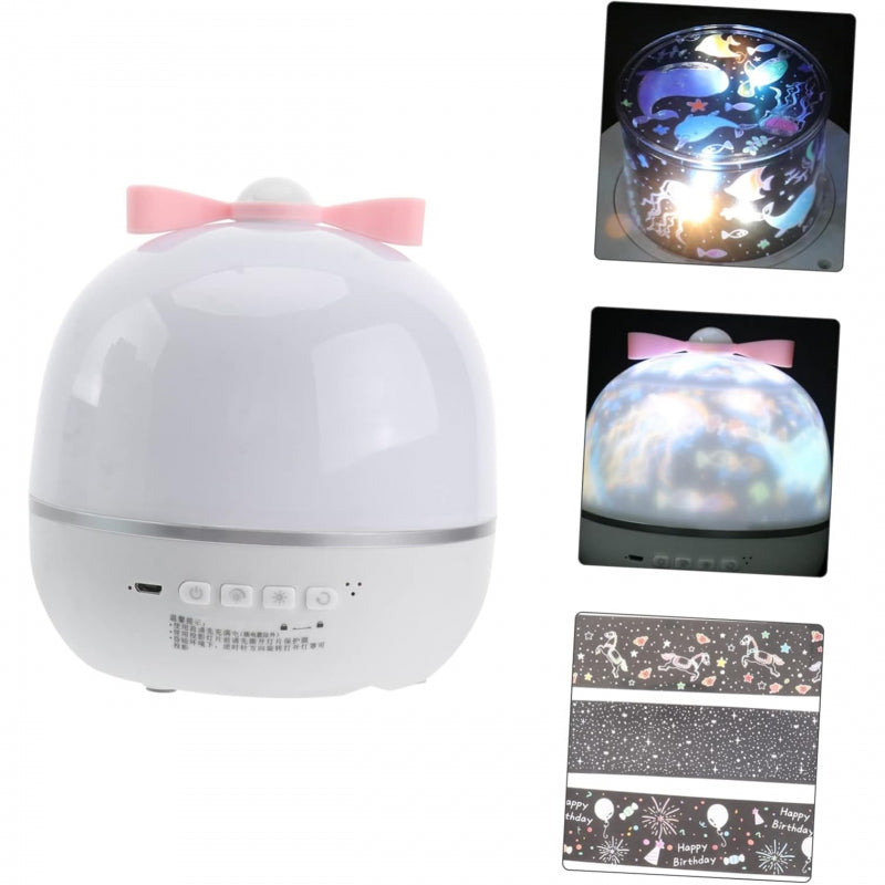 WOOPIE Sterrenprojector "Magische Dromen" voor kinderen, LED-projector met 6 standen