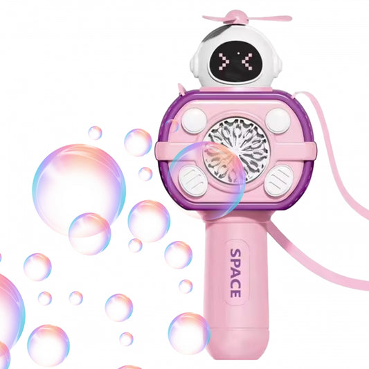WOOPIE Roze Astronaut Bellenblaasmachine