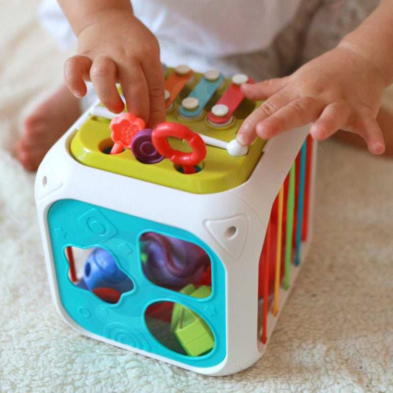 Woopie sensorische educatieve activiteitenkubus voor Baby's