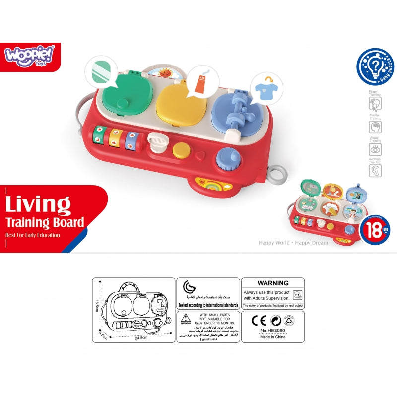 WOOPIE BABY Ontdek en Test Educatief Manipulatiespeelgoed voor Baby's en Peuters