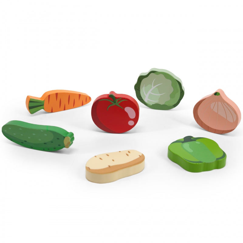 VIGA Houten Groentefiguren Puzzel