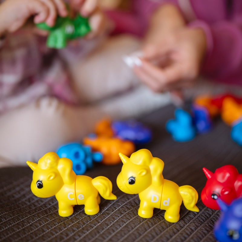 WOOPIE Educatief Eenhoorns Match de Letters set 13 stuks