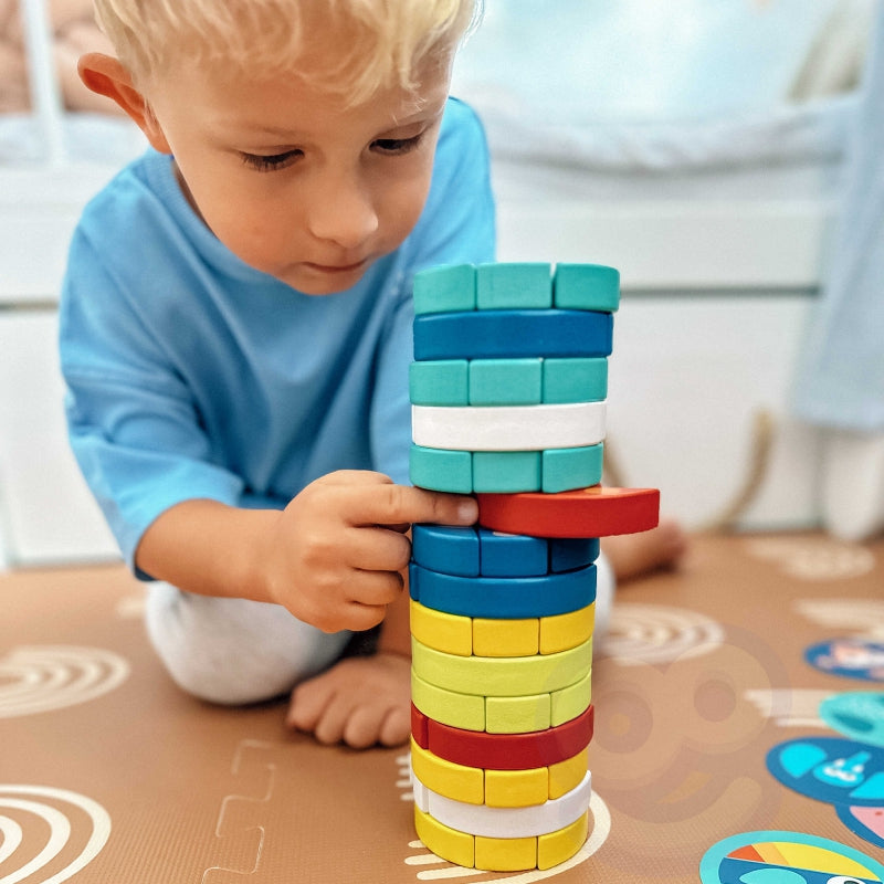 TOOKY TOY  Blokken Dieren Behendigheidsspel - FSC-certificaat