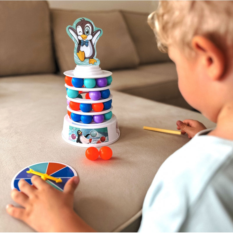WOOPIE Pinguïn op de Toren Behendigheidsspel
