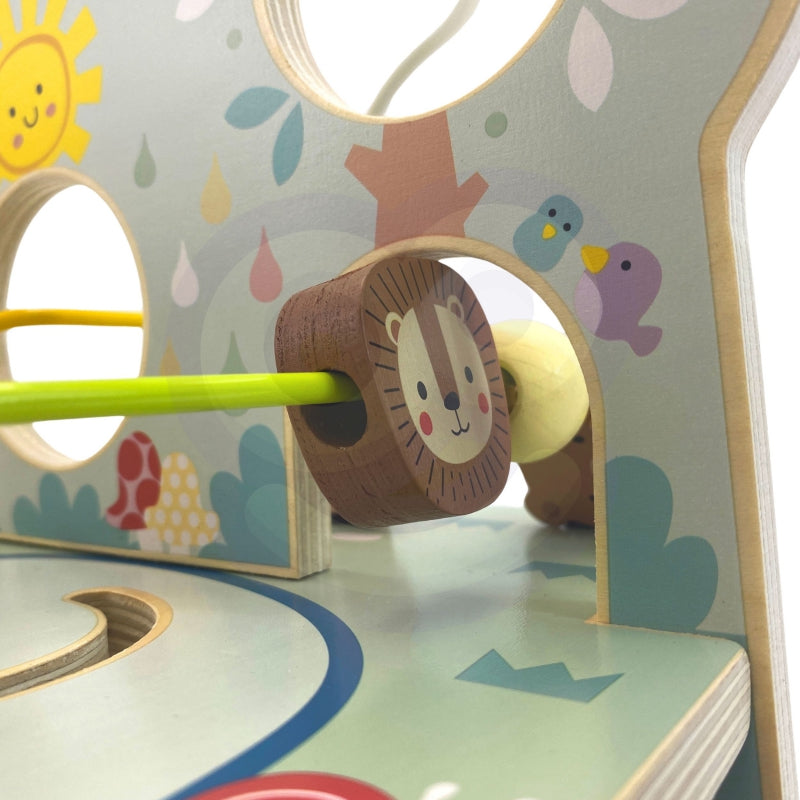 TOOKY TOY Houten Motoriekspel voor Baby's Bosdoolhof