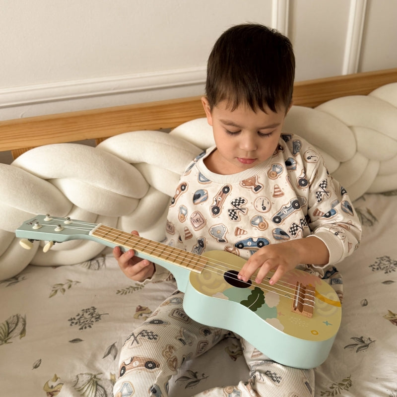 CLASSIC WORLD Houten Gitaar voor Kinderen - Roze