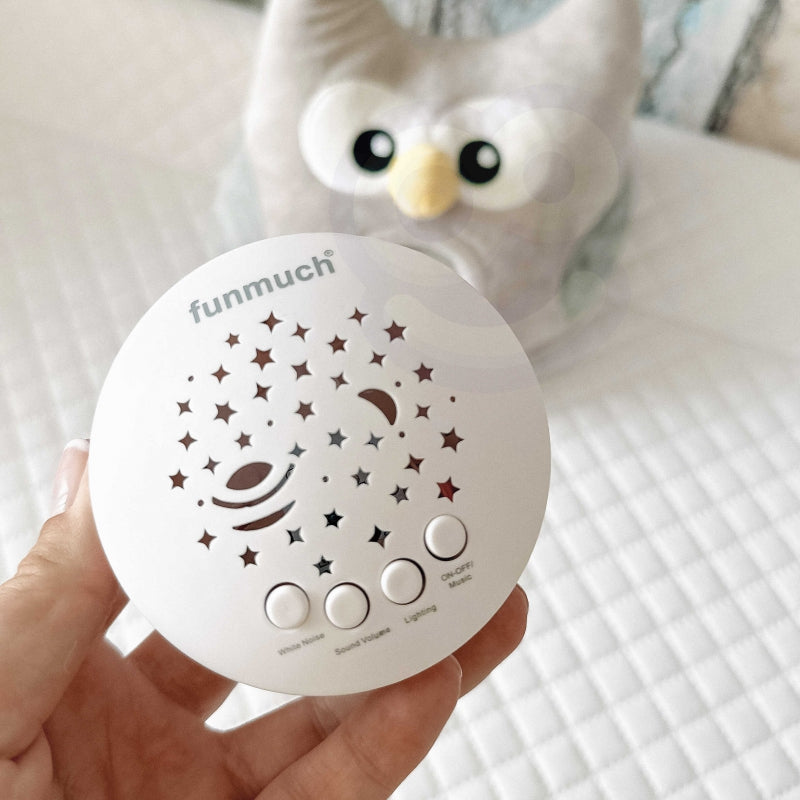 WOOPIE Knuffel en Slaapprojector Uiltje voor Baby's – 10 Wiegeliedjes