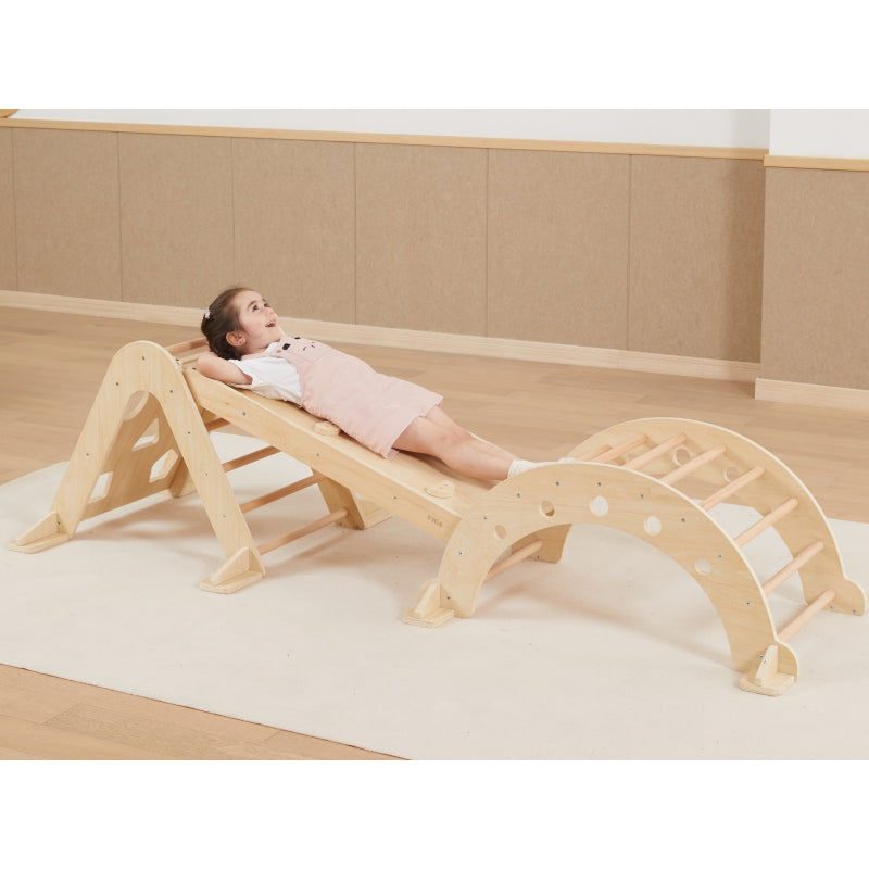 VIGA Houten Schommel, trap, Wipplank Montessori