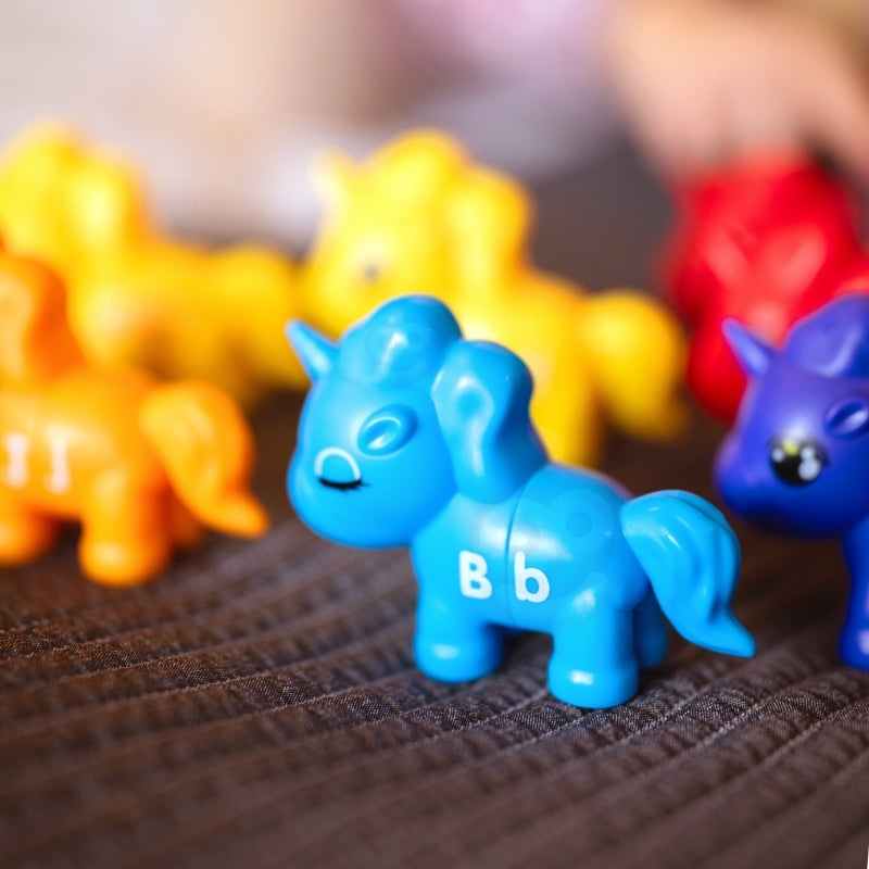 WOOPIE Educatief Eenhoorns Match de Letters set 13 stuks