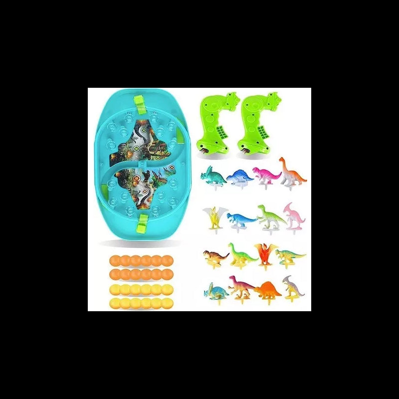 WOOPIE Dinosaurus Gevecht bordspel -  Behendigheidsspel - Schietspel