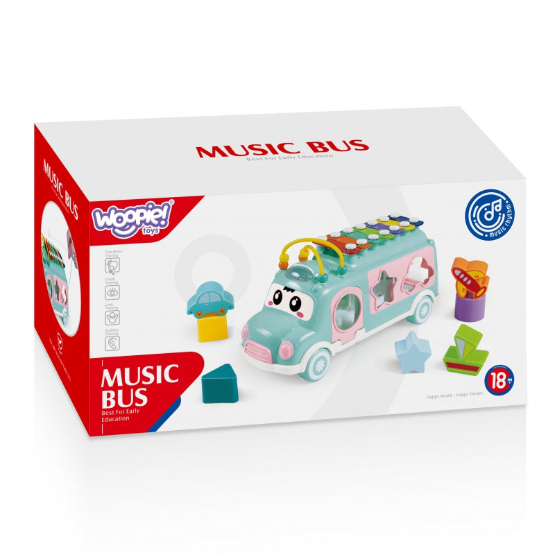WOOPIE BABY Muzikale sorteer Auto met Xylofoon - Groen