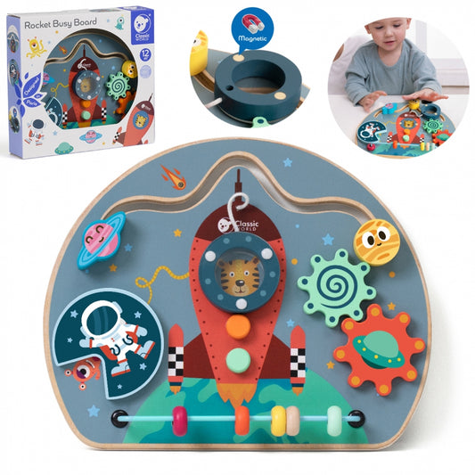 CLASSIC WORLD Multifunctioneel 6 in 1 ruimte speelbord