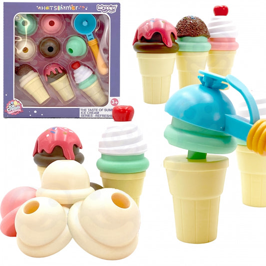 WOOPIE Speelgoed IJsmaker, IJssalon Puzzel 15 stuks