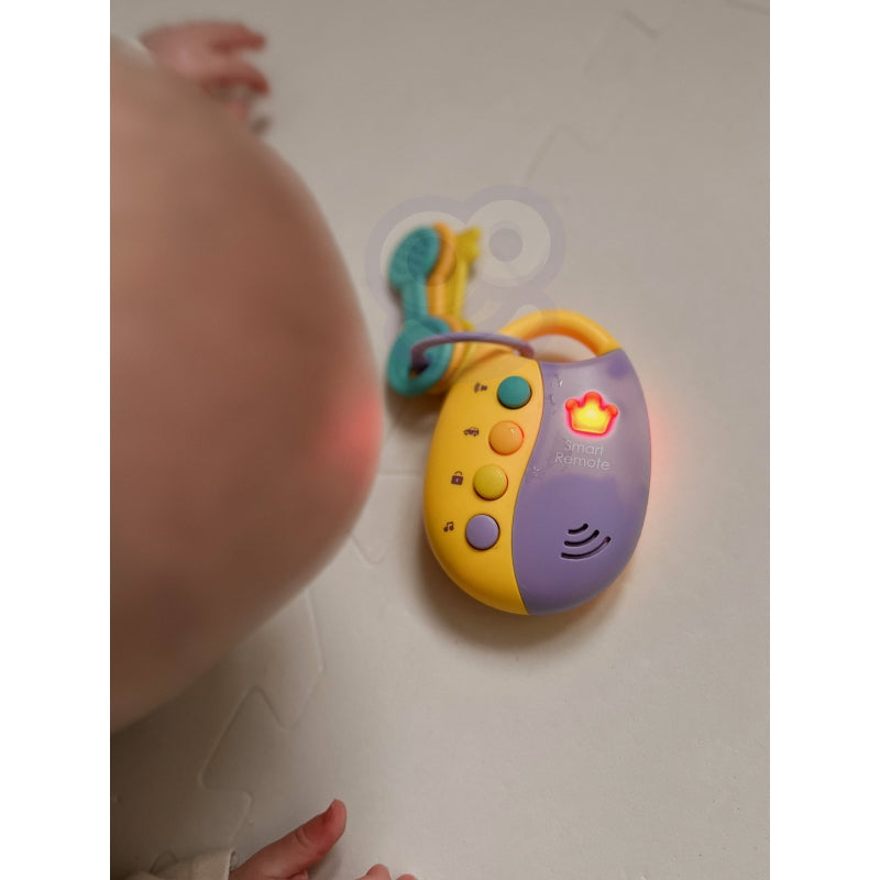WOOPIE BABY Interactieve Autosleutels met Afstandsbediening – 2-in-1 Bijtspeeltje