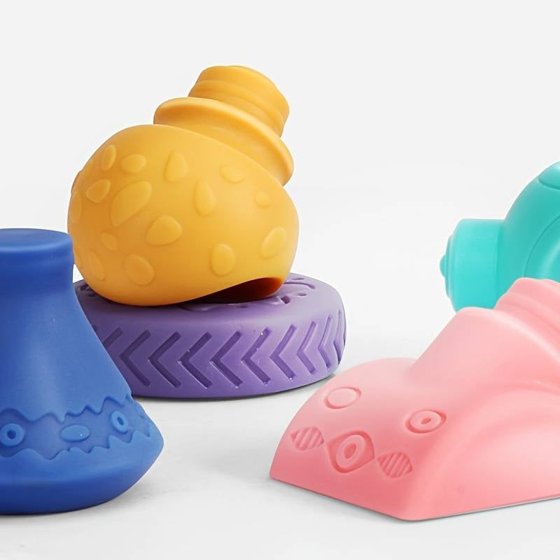 WOOPIE Sensorische Bouw- en Knijpblokken voor Baby's 13 stuks