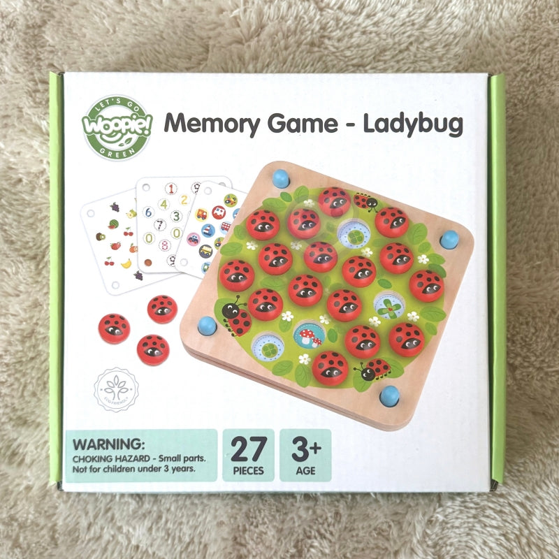 WOOPIE Houten Lieveheersbeestje Memory Spel