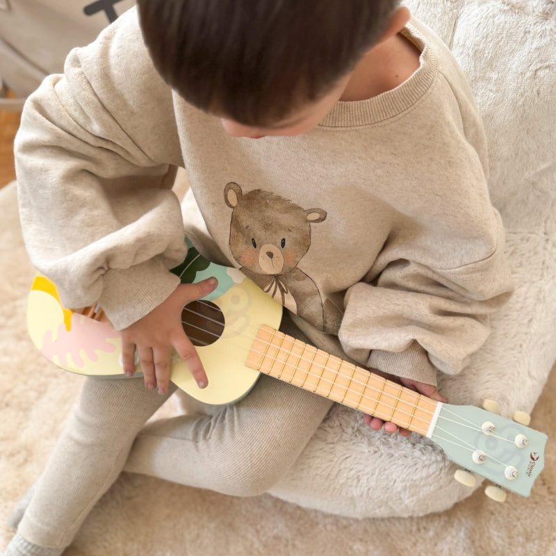 CLASSIC WORLD Houten Gitaar voor Kinderen - Roze
