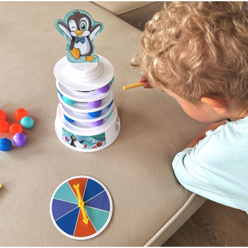 WOOPIE Pinguïn op de Toren Behendigheidsspel